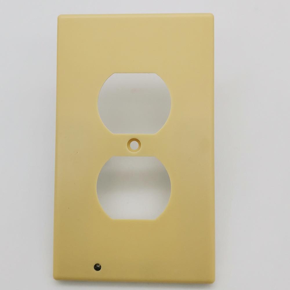 Cover Outlet Wall Socket Plate Sensor Led Night Light Coverplate Tools Plug