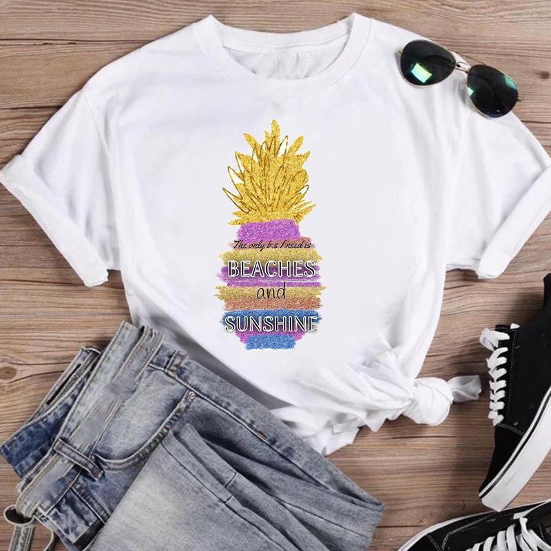 Kleidung Casual Kurzarm Musik Liebe Trend 90er Jahre Stil Print T Top Sommer Mode T-shirt Dame Weibliche Grafik t-shirt