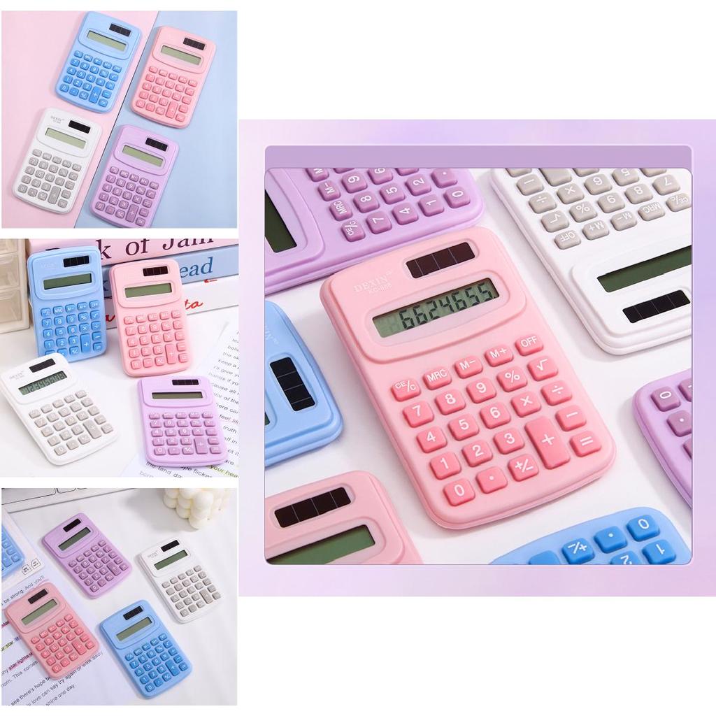 Cute Mini Colorful Calculator For Students Portable Slim Design Ideal For Kids And Gifts