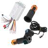 36V 48V 350W Universal Brushless Controller and Universal Number Lock Throttle Grip Set