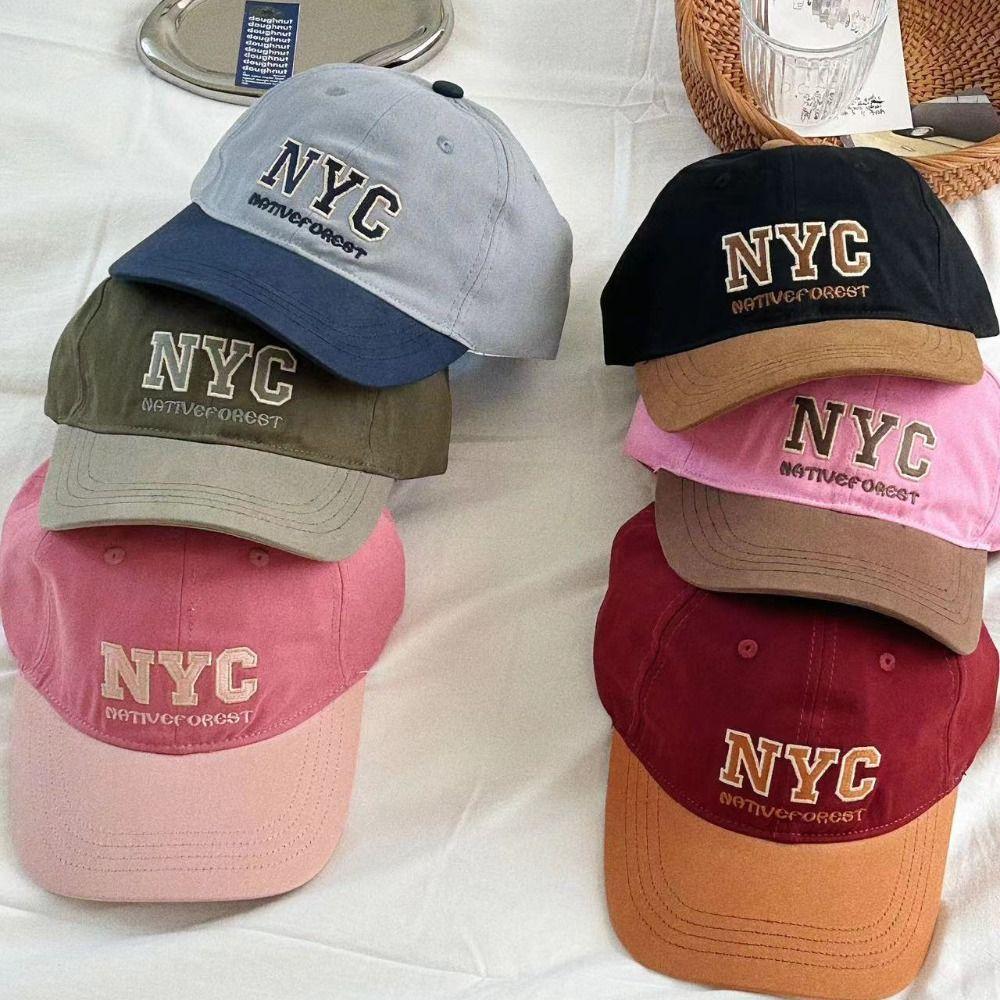 Adjustable Vintage Duck Tongue Cap Letters Outdoor Letters Baseball Hat Outdoor Sport