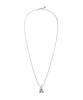 Wacky Willy Kiki Friends Pendant Necklace Silver