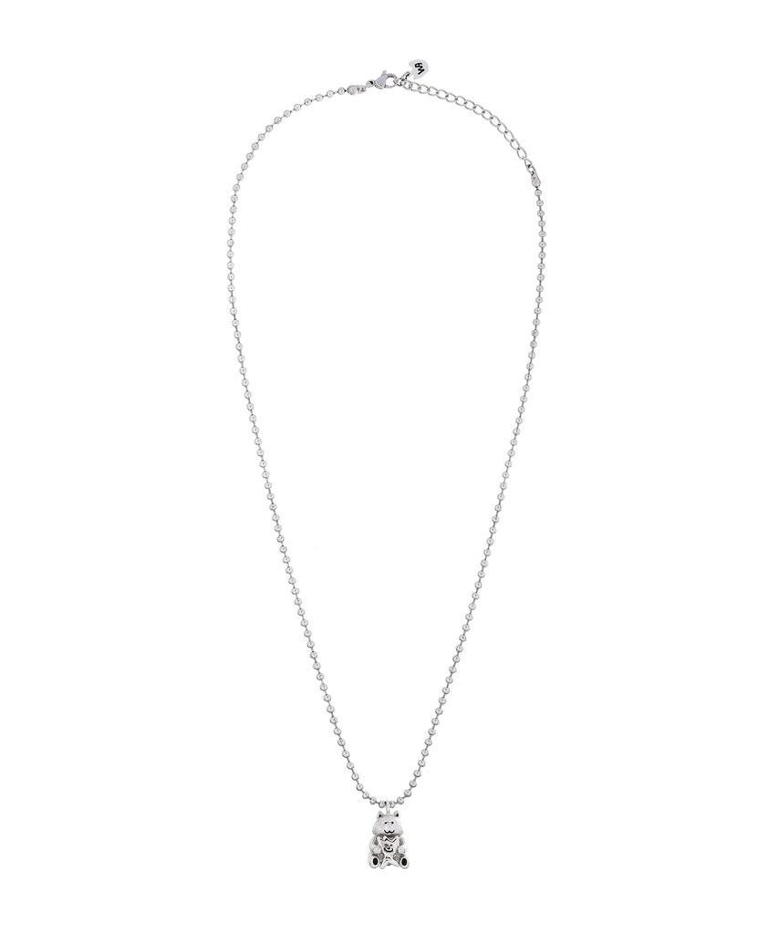Wacky Willy Kiki Friends Pendant Necklace Silver