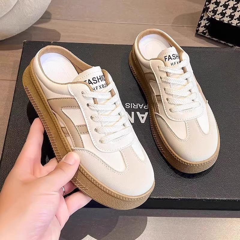 

Thick-soled women s summer one-pedal bag head cool slippers casual sports shoes 35