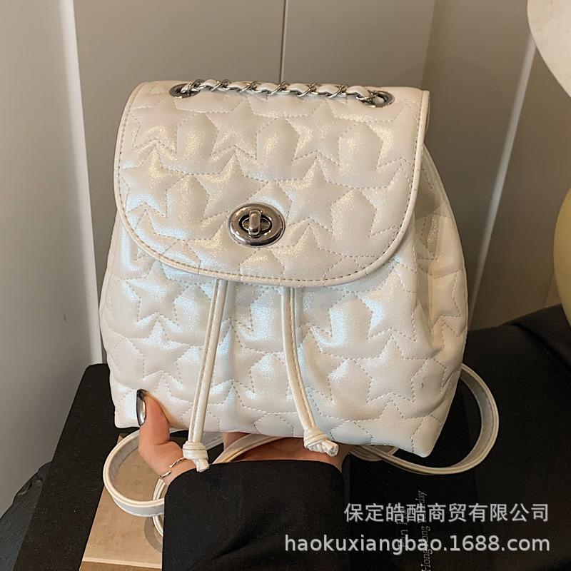 Premium Texture Fashion Versatile Fashion Trend Backpack Women's 2025 Summer New Simple and Lightweight Small Backpack