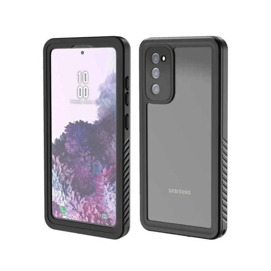 

For Samsung S24 Ultra S23 S25 Edge Plus S21 S20 FE IP68 Diving Surfing Waterproof Case Underwater Dustproof Anti-scratch Cover For Samsung S25 Edge чёрный