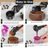 Reusable Creative Sliding Leakproof Coffee Scoop Protein Powder Measuring Spoon with Hanging Hole for Kitchen Bar Gym Travel