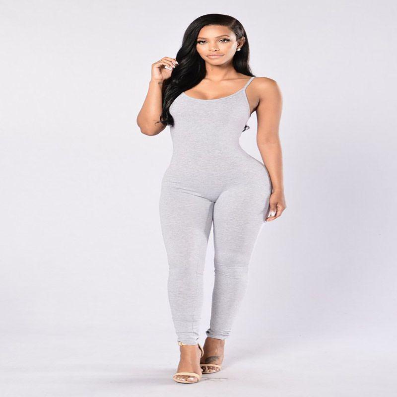 Elegant Women Jumpsuit Romper With Bodycon Fit For Chic Clubwear And Party Nights