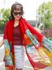 New High Quality Women Silk Scarf Sarong Beach Wrap Shawl Chiffon Floral Print Bandana Hijab Mujer Scarve Bufandas Foulard Pareo