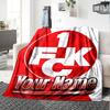 1pc 1.FC Kaiserslautern Blanket with Custom Name, Gift, for Men and Women, Soft Blanket, Good for Sofa Bed Couch Travel, Lightweight Flannel Blanket