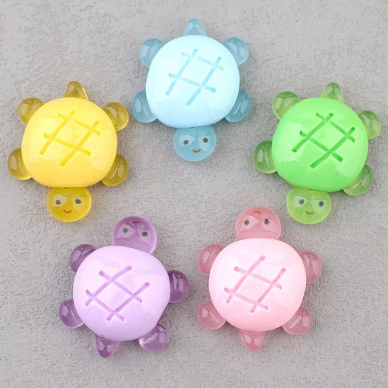 

10Pcs Luminous Kawaii Turtle Resin Charms For Jewelry Making Handmade Animals Pendants Crafts Diy Keychains Earrings Accessory