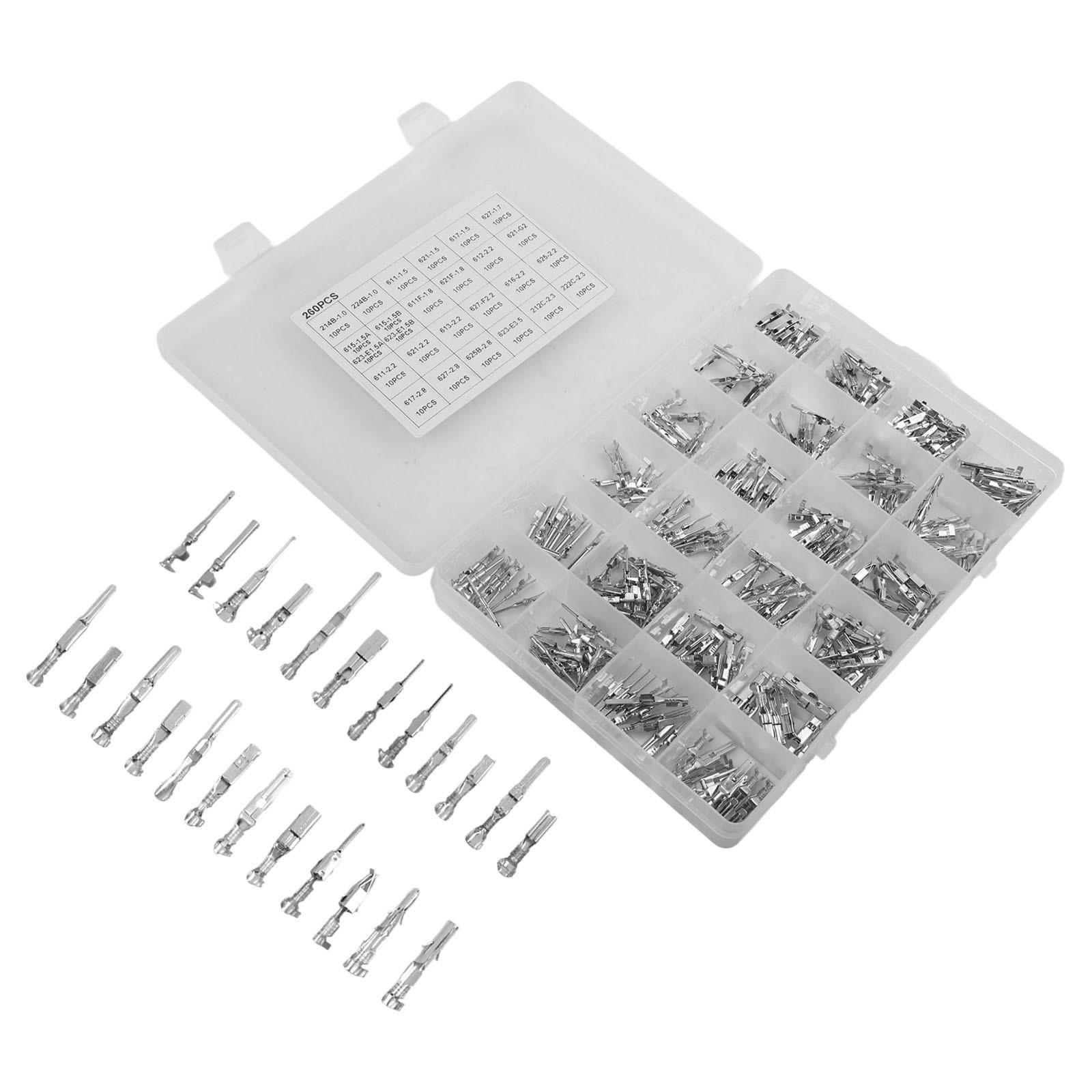 

Car Electrical Pins Wire Terminal Kit 260 Pieces Included
