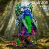 Non-Toxic Moc Mechanical Colorful Owl Model Building Block City Creative Desktop Ornaments Animal Bricks Educational Toys Kids Adults Gift