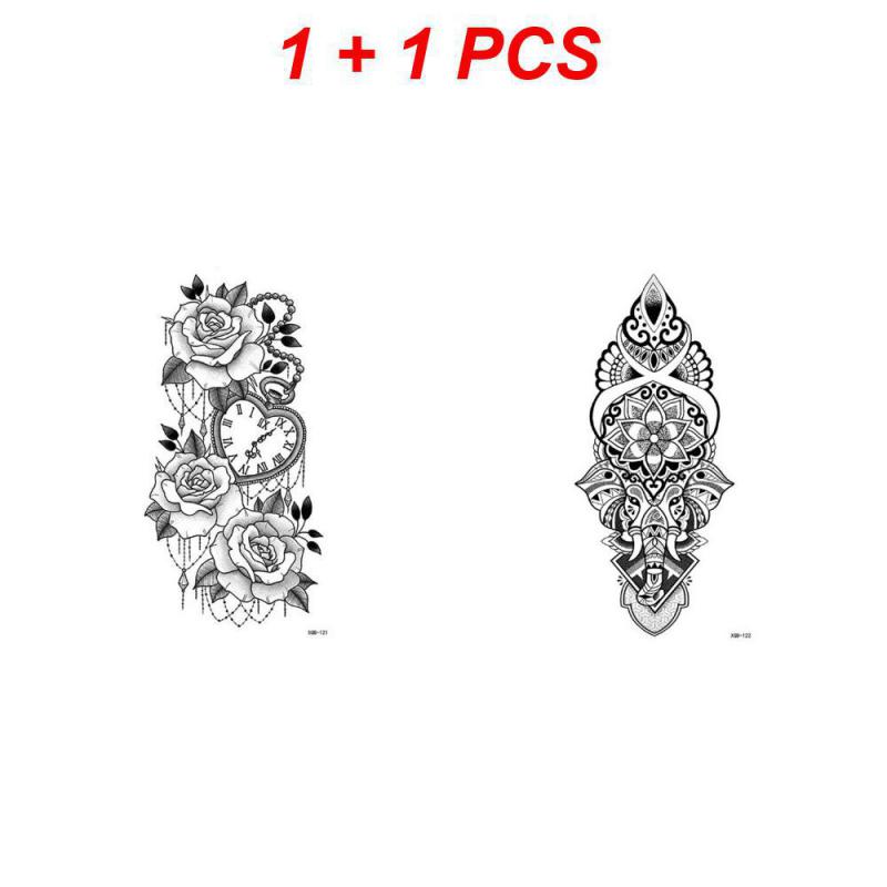 

2/3/4 шт. Тату-патч на всю руку, четкий рисунок, безопасный и нетоксичный, мультяшный, вес брутто 5 г, татуировка с переносом воды