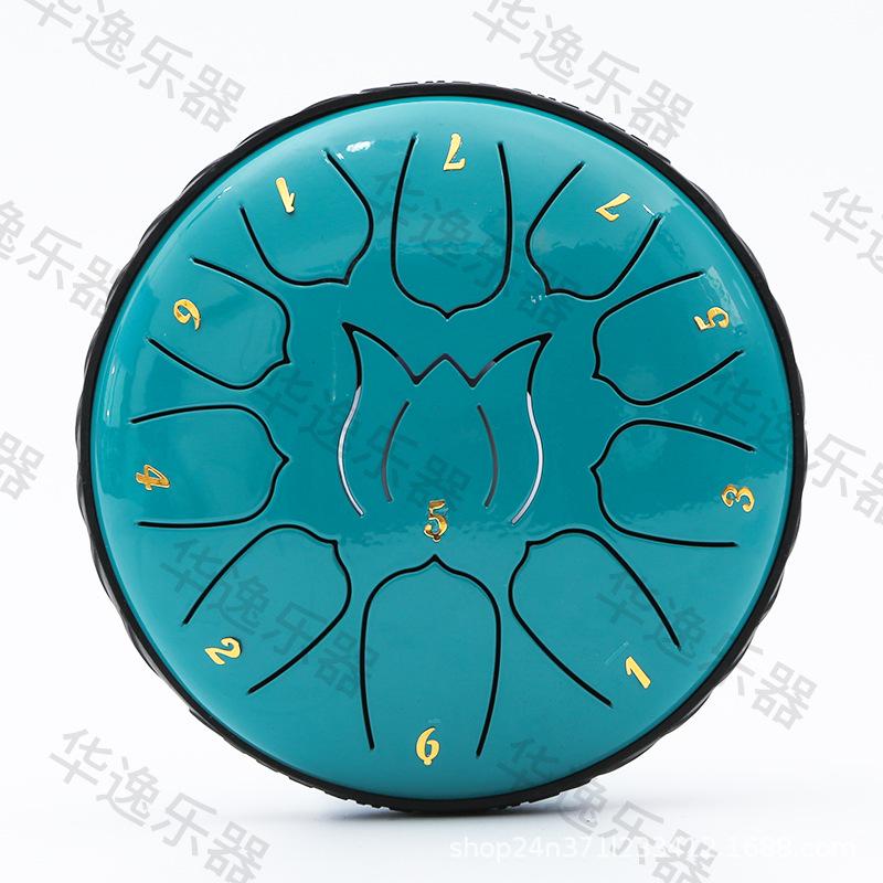 

6-Inch 11-Note Ethereal Steel Tongue Drum for Beginners - Percussion Teaching Instrument