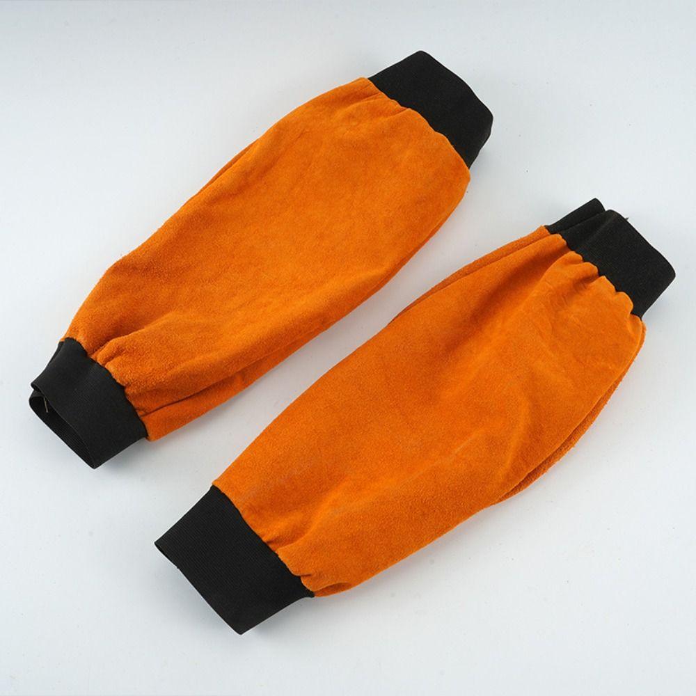 Heat Flame Resistant Electric Welding Sleeves Breathable Welding Arm Protector Spark Protection