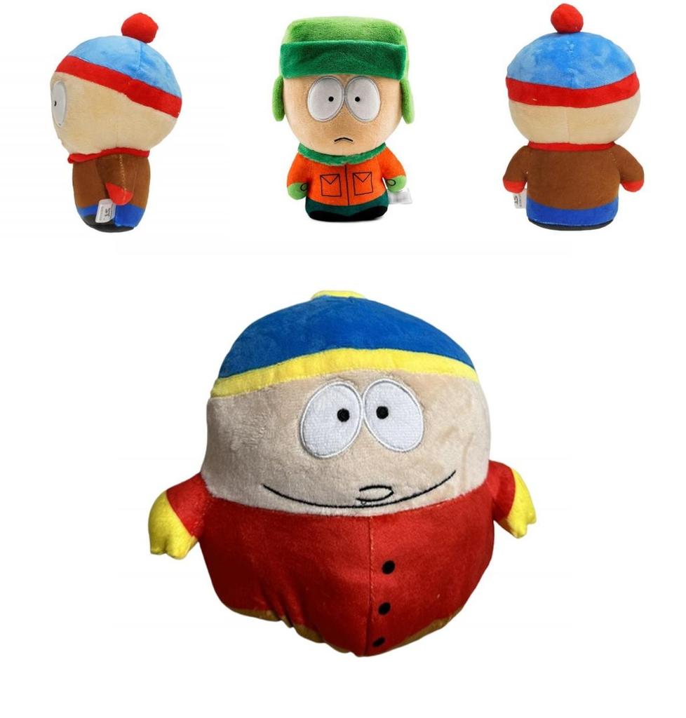 Portachiavi di South Park con Peluche di Kyle, Cartman e Kenny