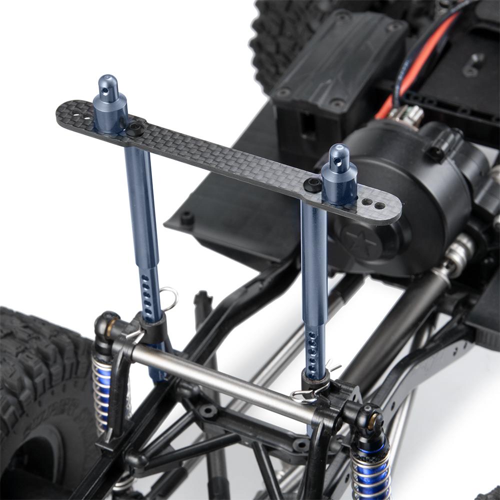 YEAHRUN RC Car Body Post Mounts Metal Alloy Front and Rear Shell Column for Axial SCX10 II 90046 1/10 RC Crawler Car Parts