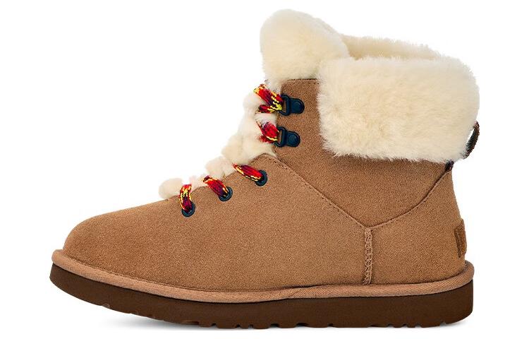 UGG Classic Mini Alpine Lace Brown Women s 1130558-CHE 37