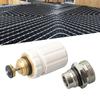 Brand New Home Indoor Kitchen Valve Insert Brass Superior 1pc Distributor Excellent G1/2xG3/4 Heating Portable