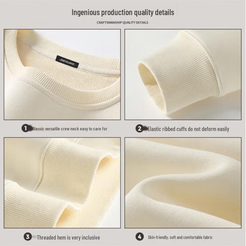 Jeanswest Men's Z-Series Crewneck Sweatshirt with Crayon Starry Sky Print