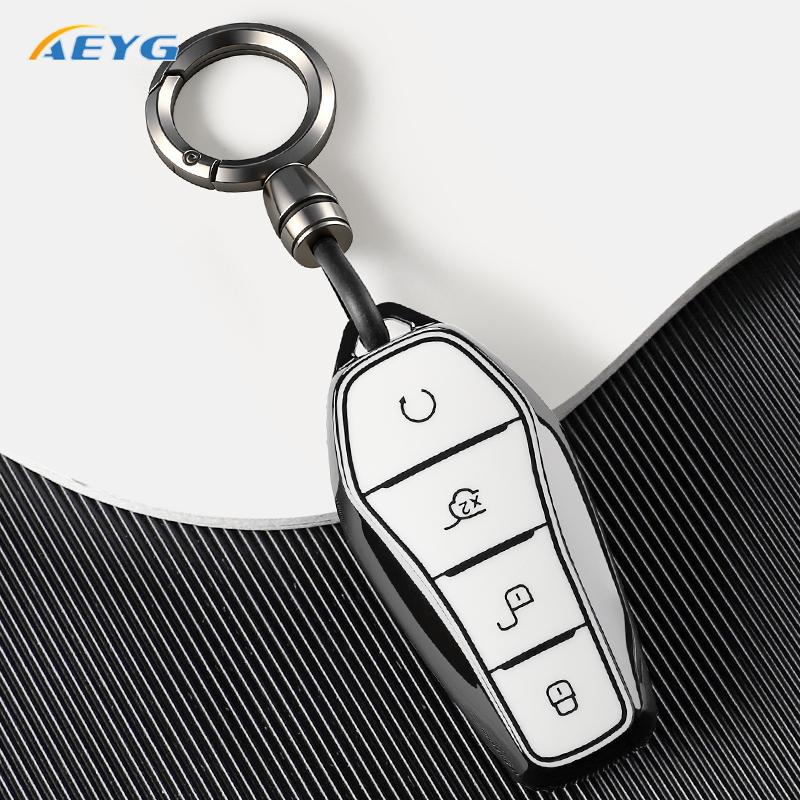 For Byd Qin Plusdmi Atto 3 Han Ev Dolphin Protection Cover Shell Auto Interior Accessories New Tpu Car Remote Key Case Fob