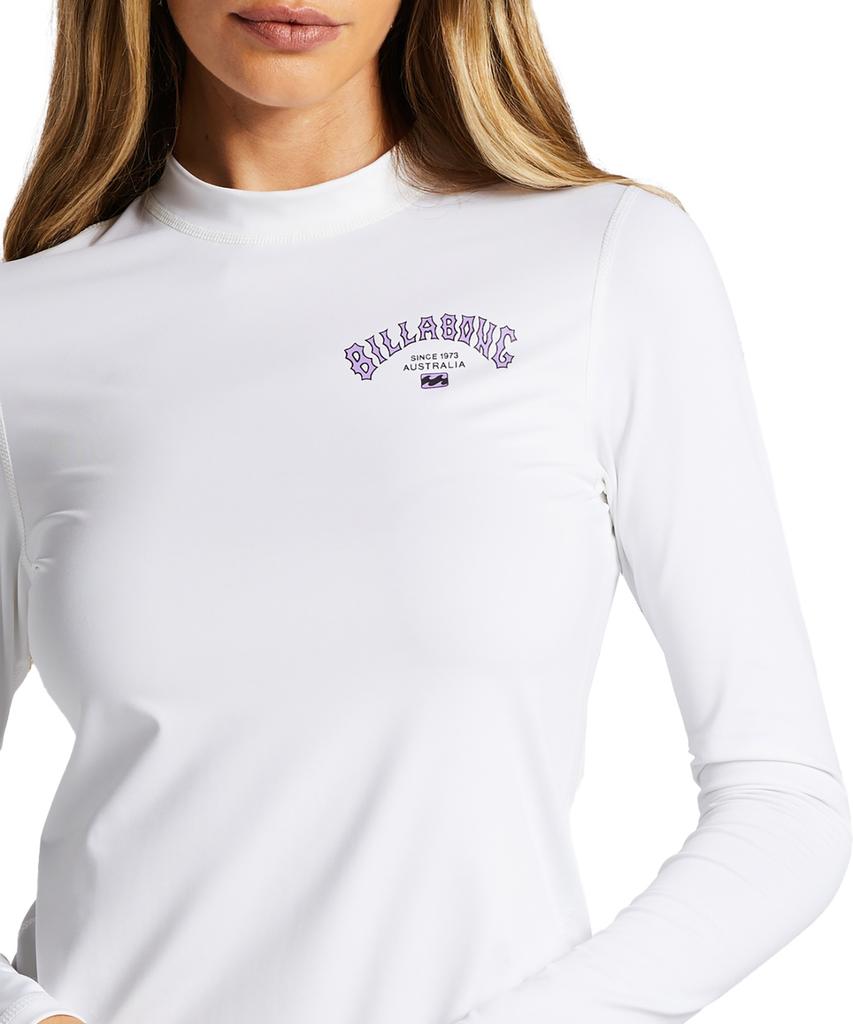 BILLABONG Women'S Core Loose Fit Rash Guard White
