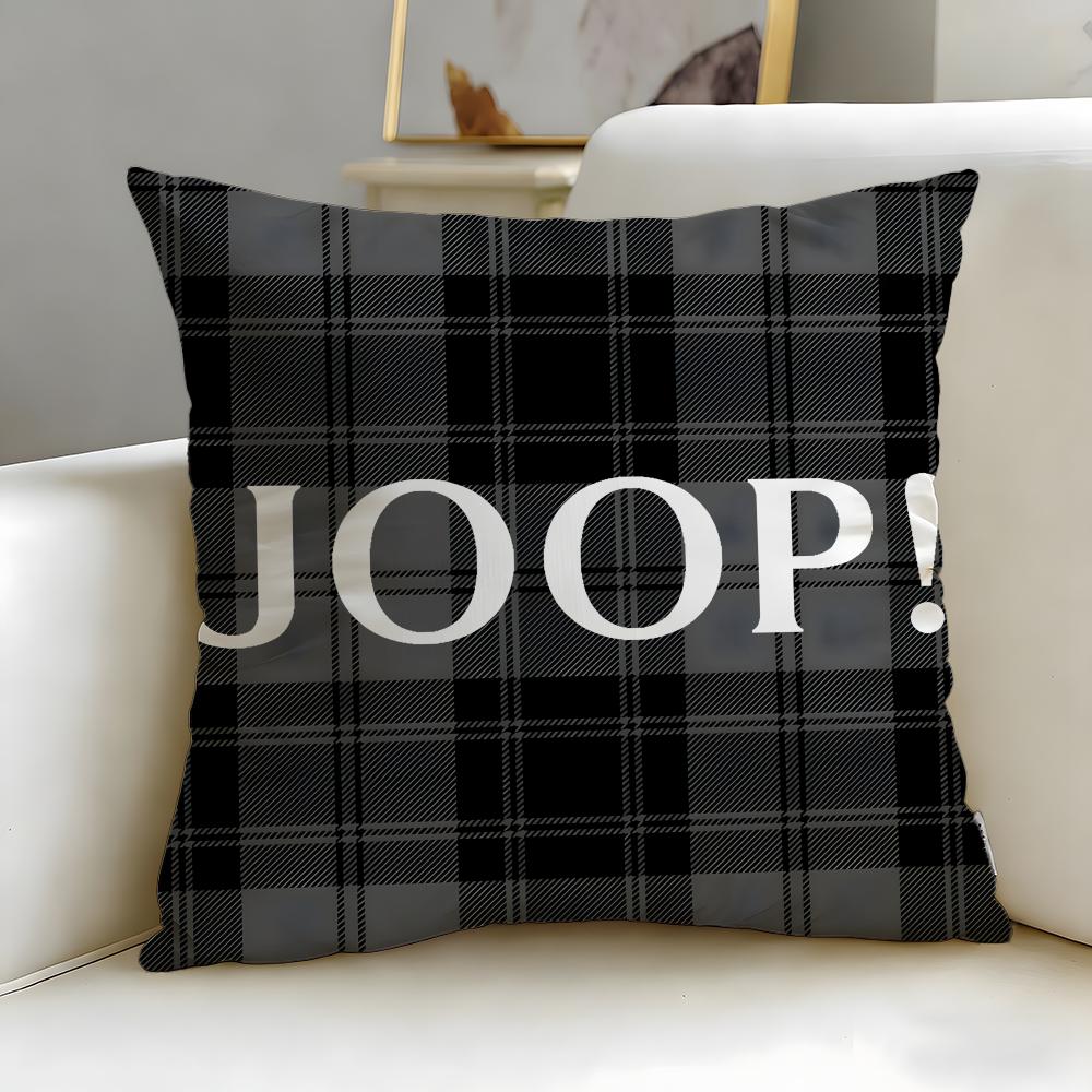 classic luxury brand Joop Cushion Cover Soft & Easy-Wash Pillow Case – Versatile for Couch, Bed, Travel and Office