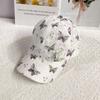 Colorful Butterfly-Themed Baseball Cap With Lace Lightweight Breathable Fashionable Sun Protection For Spring And Summer Casual