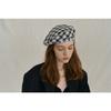 Poesiedame Tweed Beret_black Check