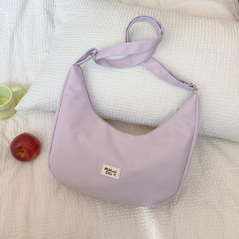 Versatile And Spacious Tote Shoulder Bag For Women Perfect For Daily Use фиолетовый