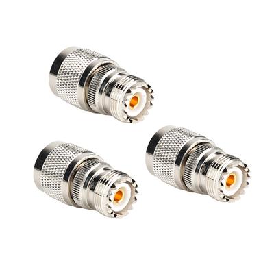 3 stücke 50ohm N Stecker auf UHF Buchse RF Koaxial Adapter für Antennen Broadcast Radios
