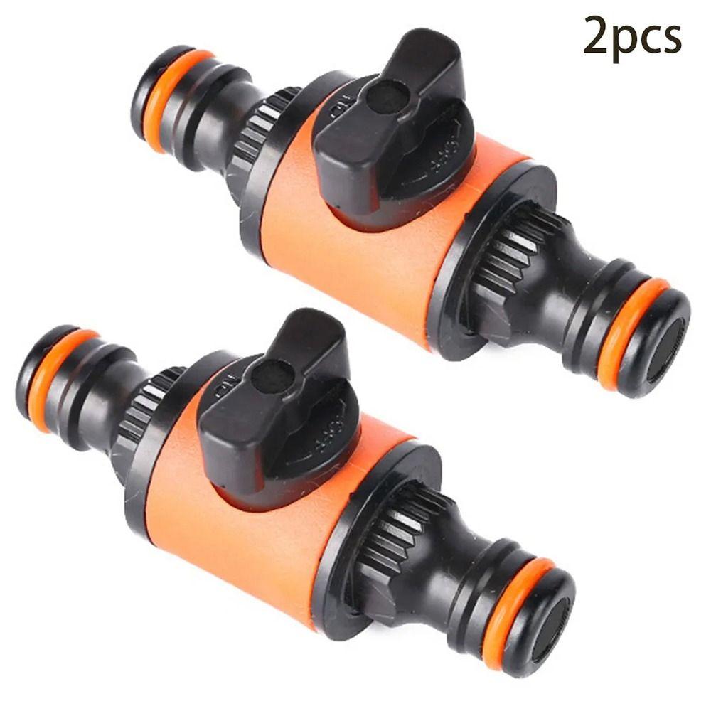 2Pcs Irrigation System Adapter Hose Connector Stop Water Connection Repair Joint Hose Pipe Tap