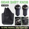 For OPEL VAUXHALL Zafira B 2005 2006 2007 2008 2009 2010 2011 2012 2013 2014 5 / 6 Speed Car Shift Gear Knob With Leather