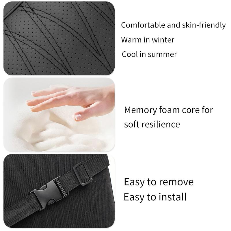 Car Headrest Comfortable Anti-fatigue Lumbar Cushion Suitable For Skoda Superb Derivative Karoq Kamiq MK3 Fabia Rapid Favorit