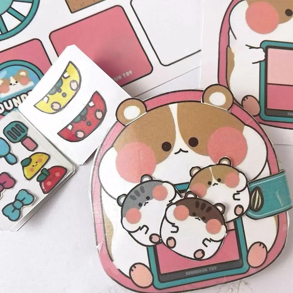 Waffle Paper Quiet Book Vibrant Multi-Colored Bread Cartoon Busy Book Fried Chicken Convenience Store Snack Bar Sticker Game