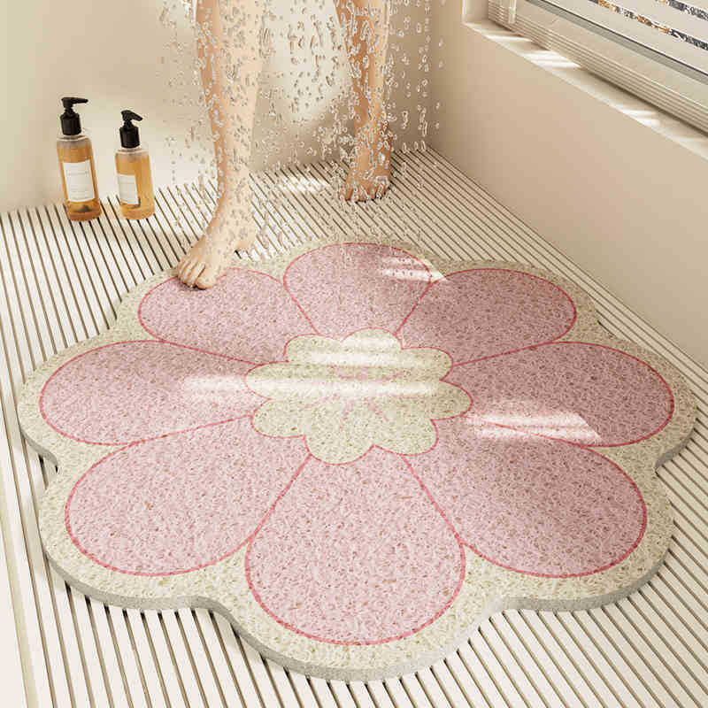 New Bathroom Non-slip Mat Shower Room Bath Floor Anti-fall Mat Toilet Toilet Bathtub Waterproof Mat