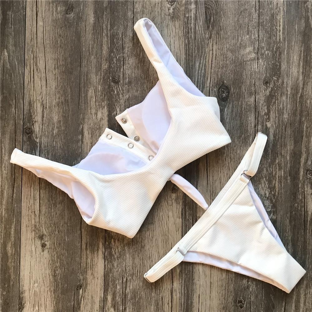 Premium Quality Women Sexy V Neck Swimsuit Bikini Sets With Timeless Design For Beach Sport