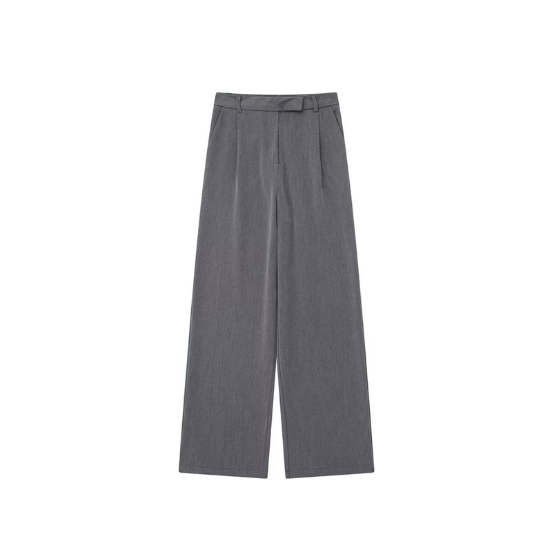 Za2024 Summer New Product Women's Clothes Casual All-Matching Straight Pleated High Waist Wide Leg Pants Pants 8372124 812