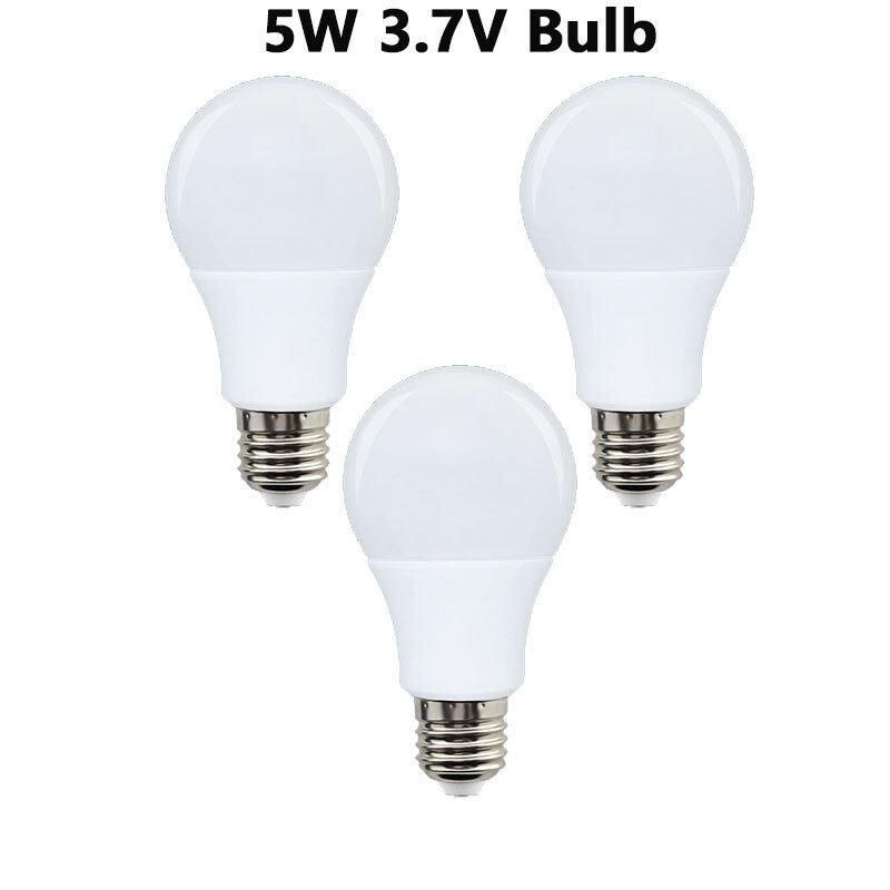 E27 DC 3.7V Niederspannungs-Glühbirne 5W LED Energiesparlampe Kugelförmige LED-Lampe mit hoher Helligkeit Licht Heimbeleuchtung Dekoratives Licht