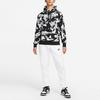 Nike Alphabet Logo Full Print Hoodie Black Men's DM6882-010