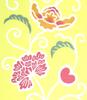Yagisei Tenugui Hand Bingata Artist Series Made in Japan [yYAGISEI] Chū-dyed Towel, "Hanaou," Okinawa, Colorful,