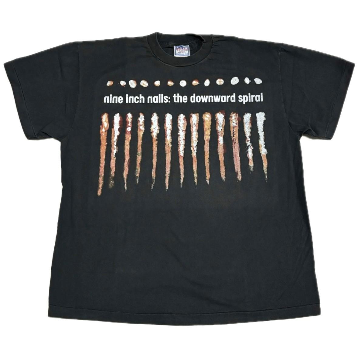 

Vintage NIN Nine Inch Nails The Downward Spiral XL Single stitch T-Shirt Mens Womens Tees Top REPRINT XL