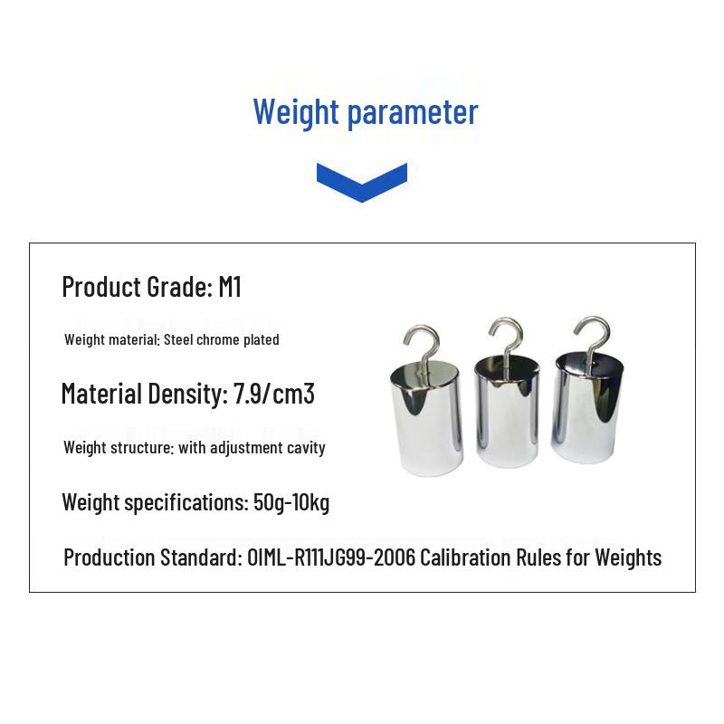 Chrome-Plated Steel Calibration Weight