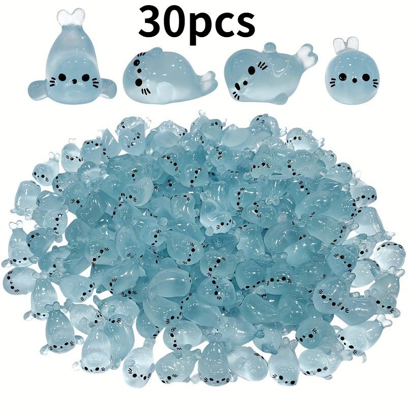 

30 шт. Миниатюрные герметичные смоляные украшения, Украшения для подарков на день рождения, Куклы для витрины, Центральная консоль приборной панели автомобиля Random Colors