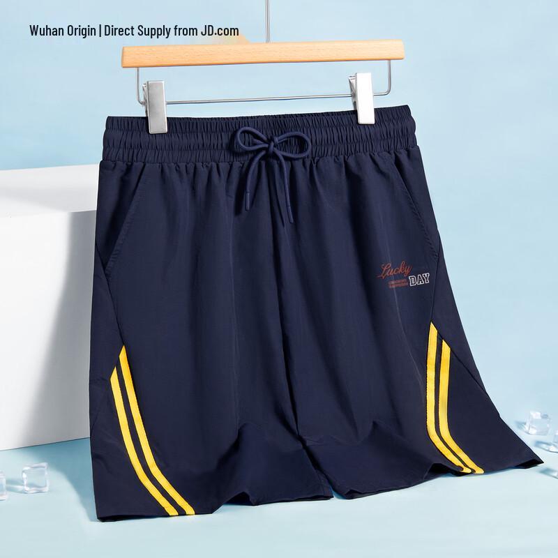 BVVOGUTT Men s Striped Quick-Dry Casual Shorts M