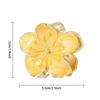 1pc Vintage Floral Hair Claw Clip for Women - Elegant & Romantic Hair Accessory with Multi-Color Flower Design