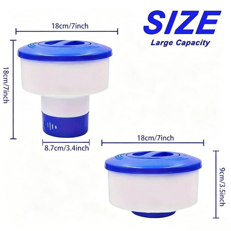 7 Inch Swimming Pool Enduring Pool Floating Dispenser Automatic Sterilizer For Chlorine Tablets Chemical Floater