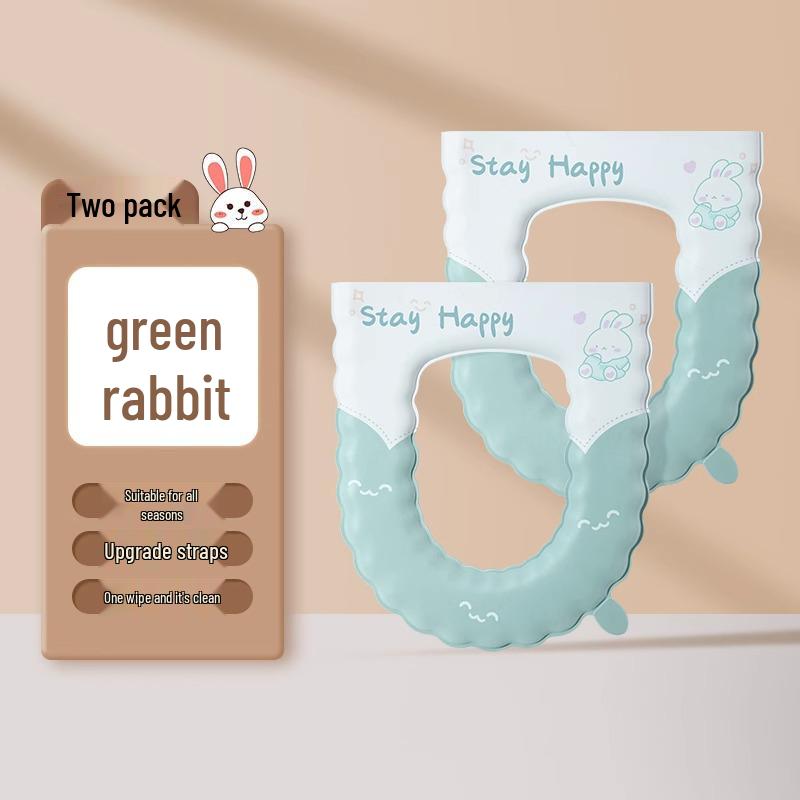 Wasserdichter Universal-Toilettensitzkissen mit Bändern - Vier Jahreszeiten Nutzung (Ausgabe 2024)