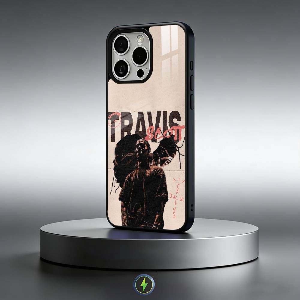 Singer T-Travis Scott Phone Case For iPhone17,16,15,14,13,12,11 Plus,Pro Max Magnetic For Magsafe Wireless Charging